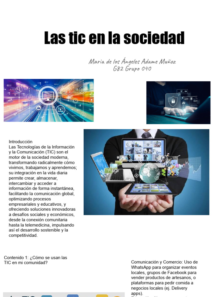 Impacto de las TIC en la Sociedad Actual | PDF | Tecnología de ...