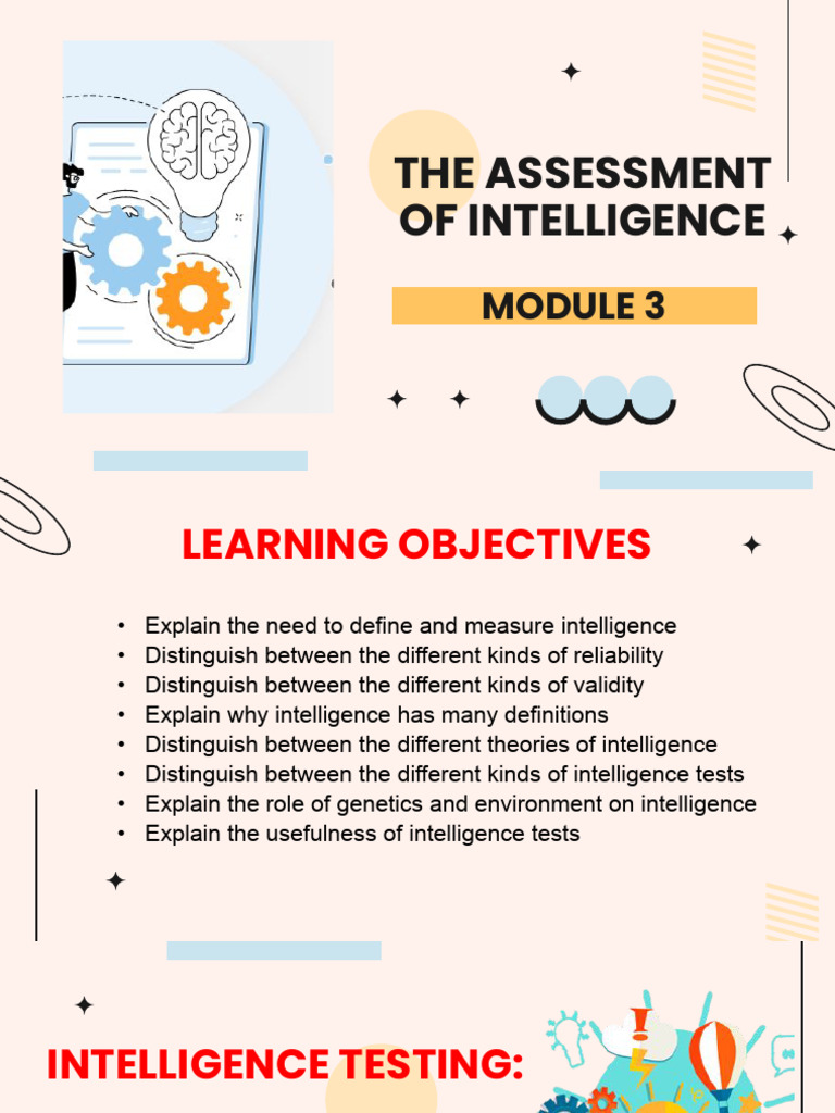 Understanding Intelligence Assessment | PDF | Wechsler Adult ...