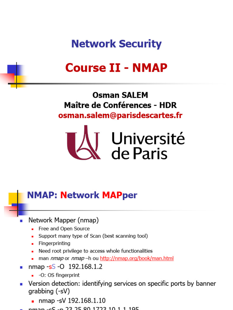 NMAP Network Scanning Techniques | PDF | Transmission Control Protocol ...
