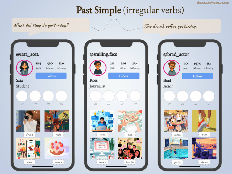 Past Simple (Irregular Verbs) File | PDF