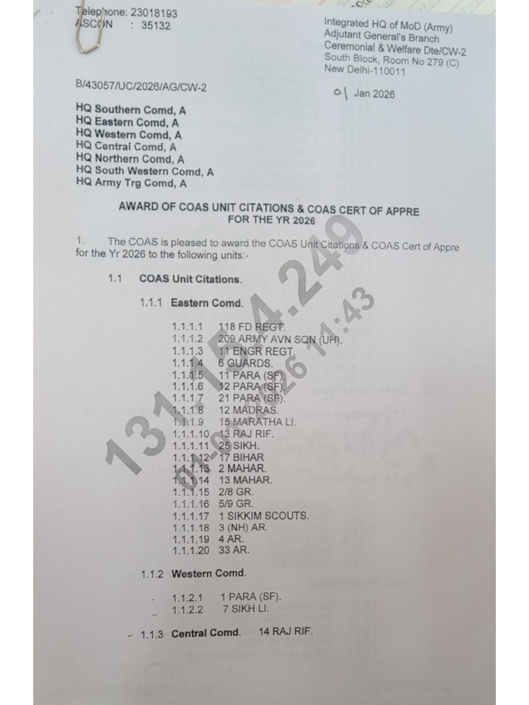 Unit Citation | PDF