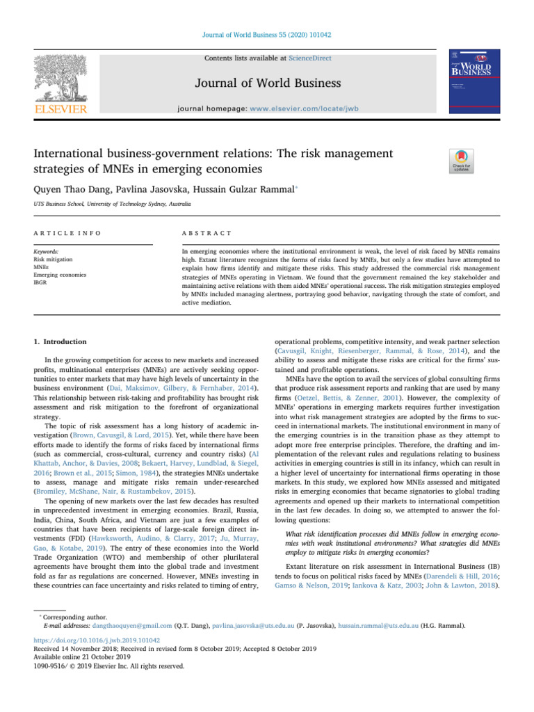 1576488177_gh79 | PDF | Risk | Multinational Corporation