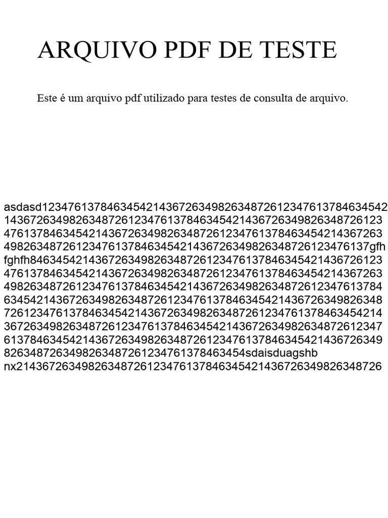 teste (4) | PDF
