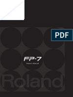 Roland Fp7 Manual