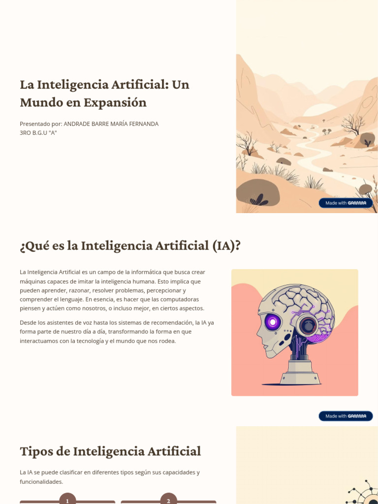La Inteligencia Artificial Un Mundo en Expansion (1) | PDF ...