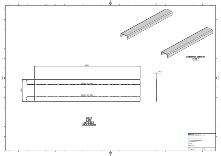 Isometric View of Solid 7 Design | PDF