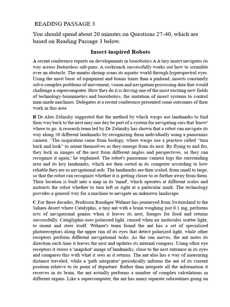 19.08.2024 CDI Passage 3 | PDF | Robot | Robotics