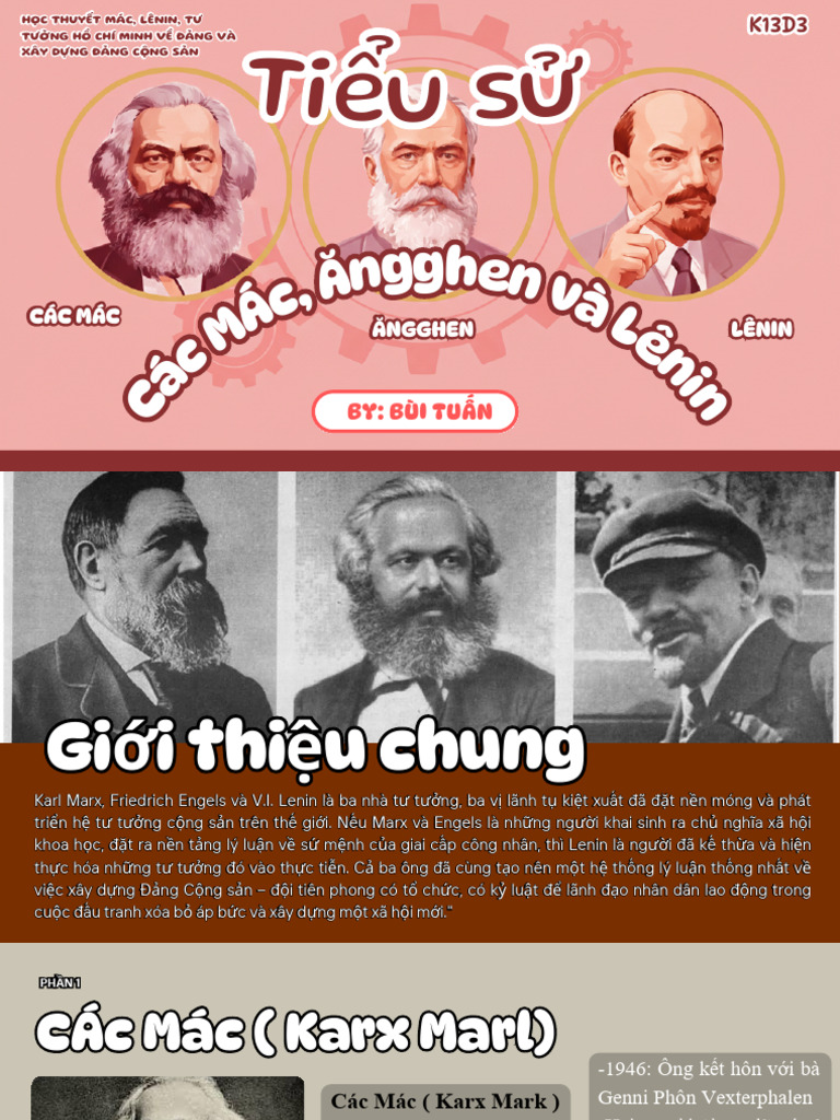 Các Mác, Ăngghen, Lênin | PDF