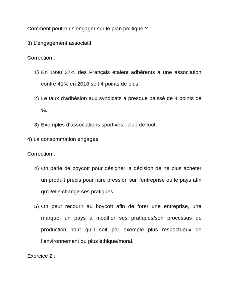 Engagement politique et social en France | PDF | Grève | Économie