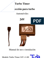 Turbo Timer 24V Micro Manual de Usuario Descarga