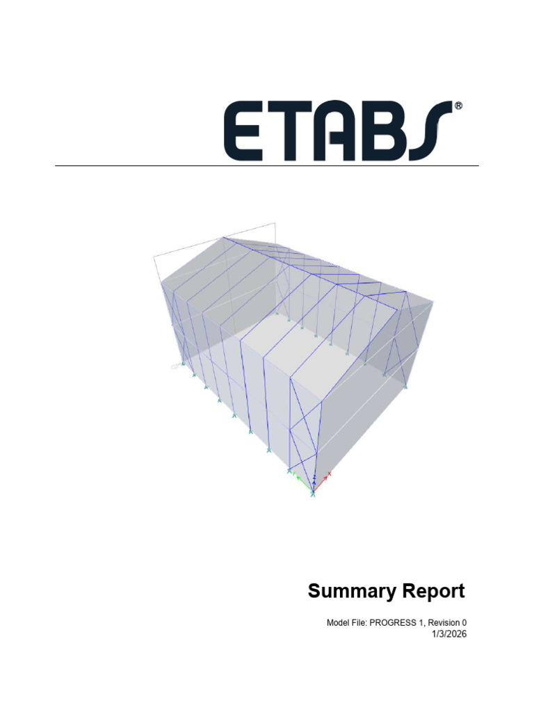 Structural Analysis Report Summary | PDF