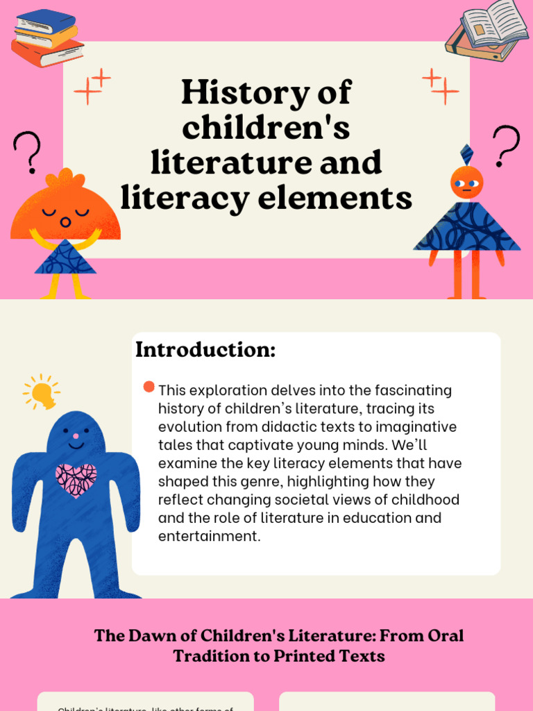 Evolution of Children's Literature | PDF | Children's Literature ...