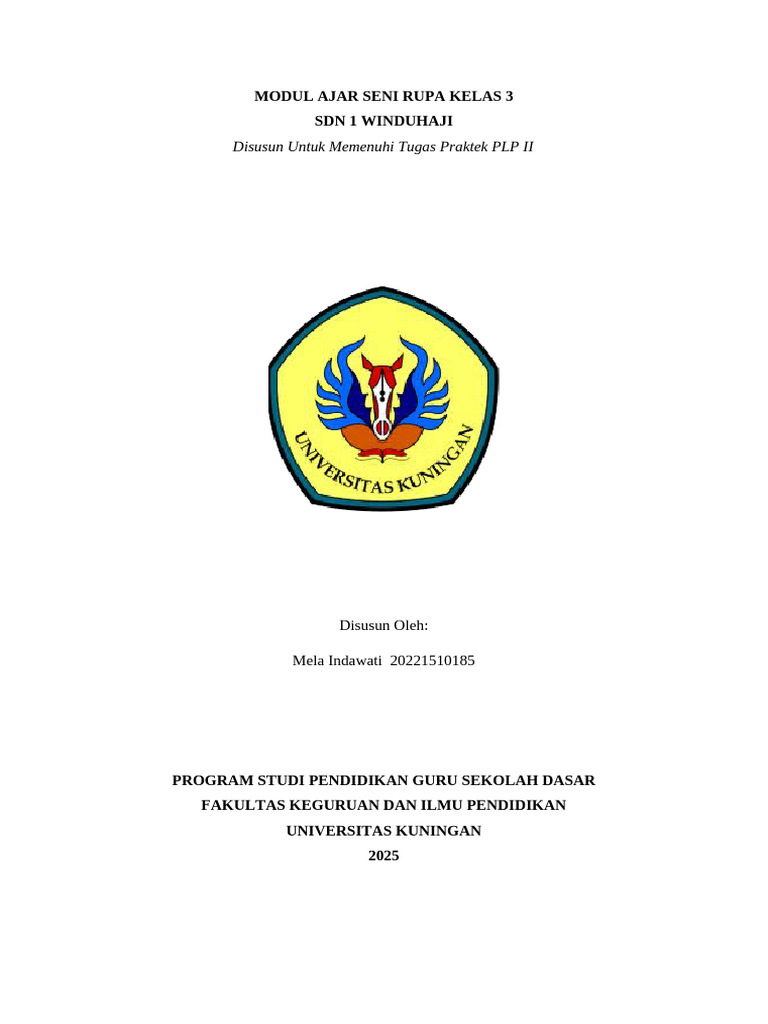 Modul Ajar Seni Rupa Kelas 3 SD | PDF