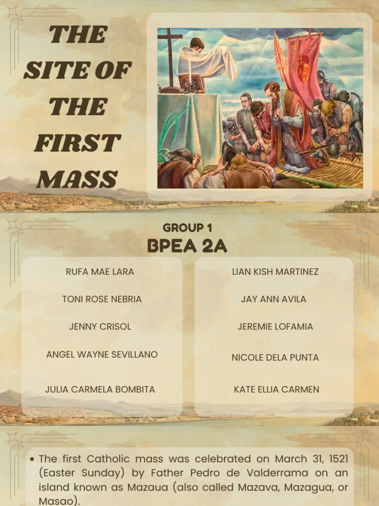 First Catholic Mass Site Debate: Limasawa vs. Butuan | PDF