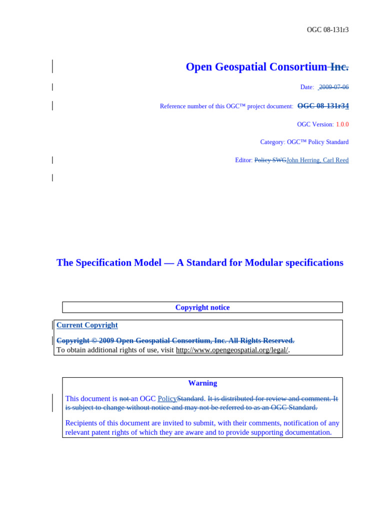 Modular Specification Standards Overview | PDF | Xml Schema | Xml