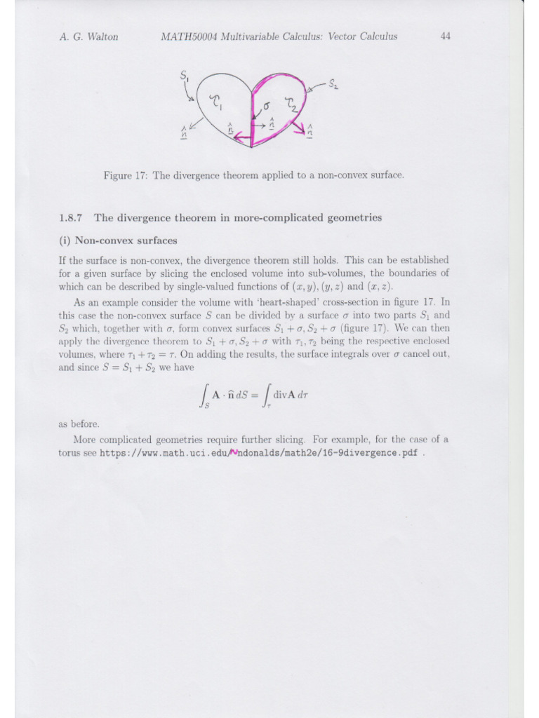 1.8.7 The Divergence Theorem in More-Complicated Geometries | PDF