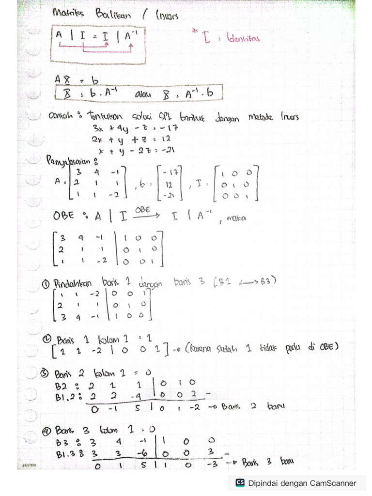 Contoh Soal Metode Invers | PDF