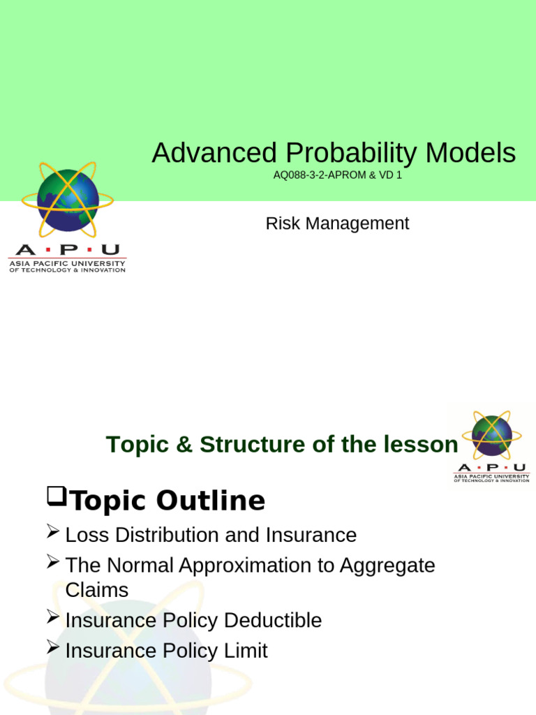 APM_06_14weeks_New | PDF | Insurance | Deductible