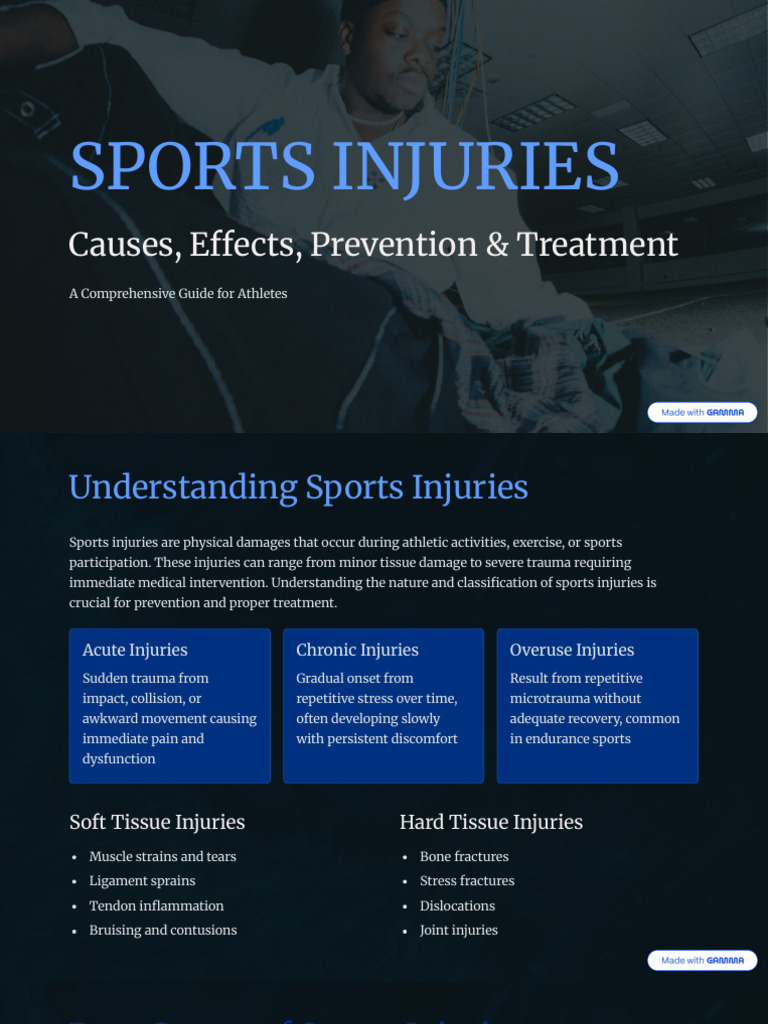 Sports Injuries | PDF