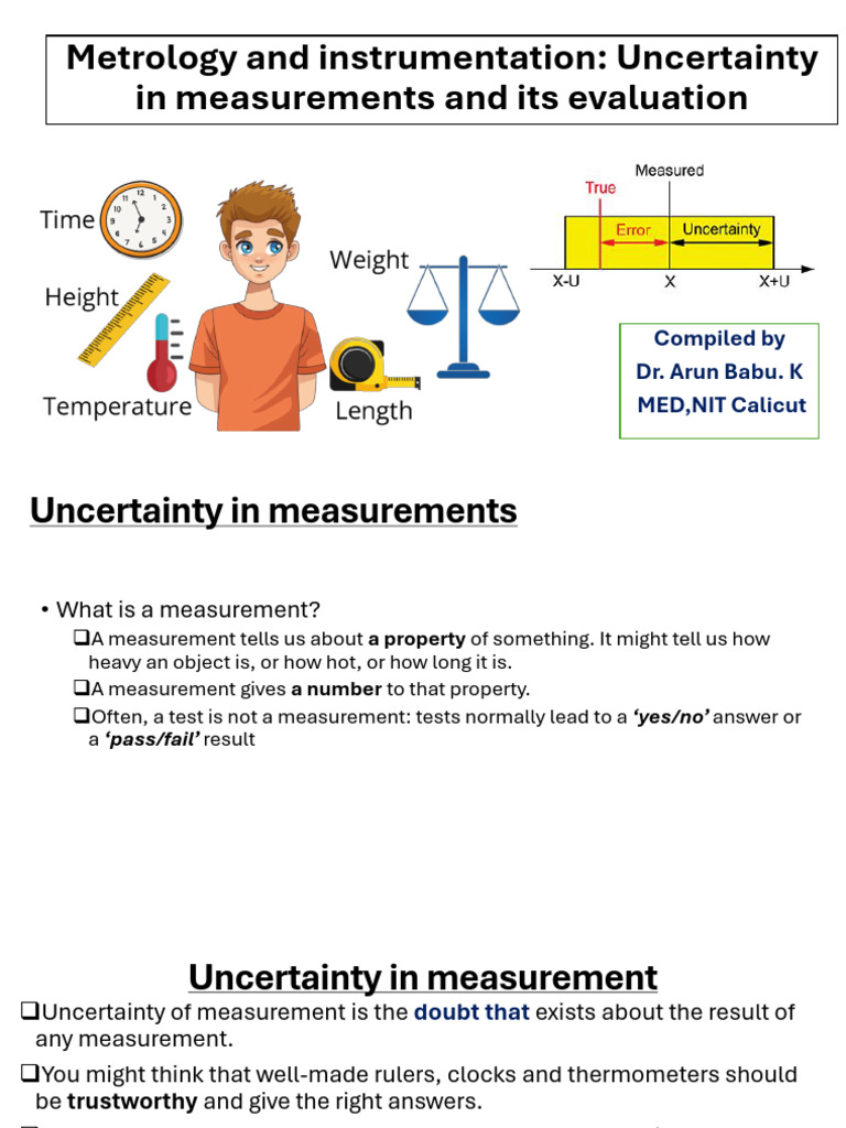 Understanding Measurement Uncertainty | PDF | Standard Deviation ...