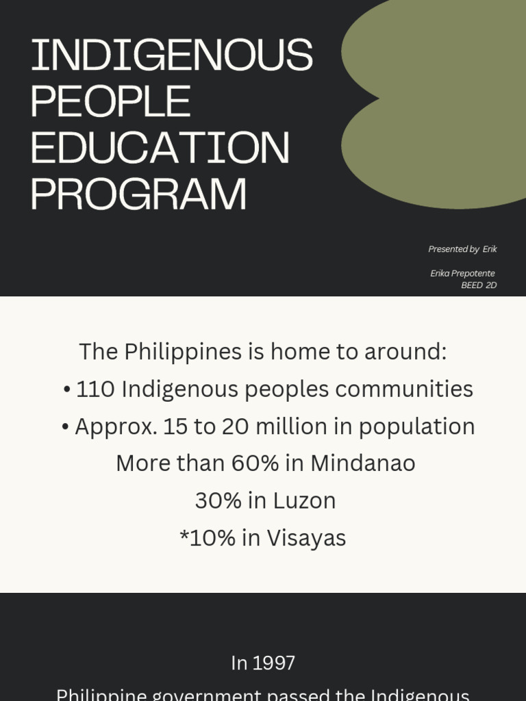 Indigenous Peoples Education in the Philippines | PDF
