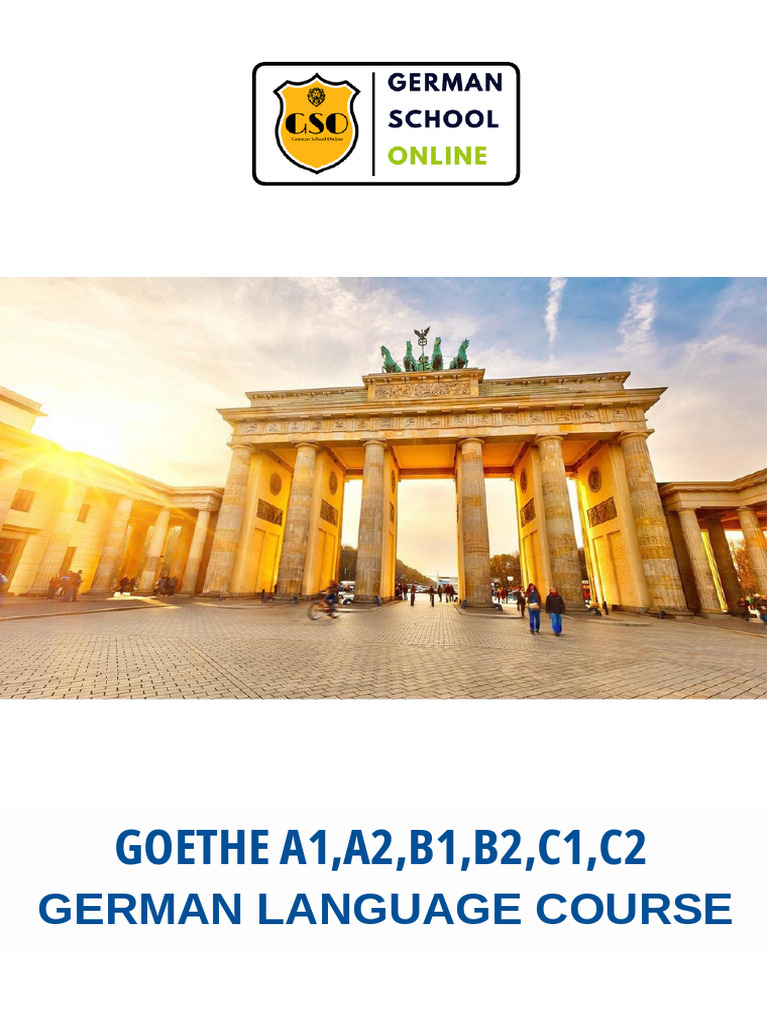 German Language Course with Goethe Trainer | PDF