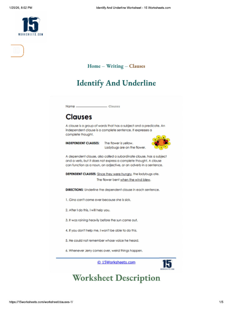 Clauses | PDF