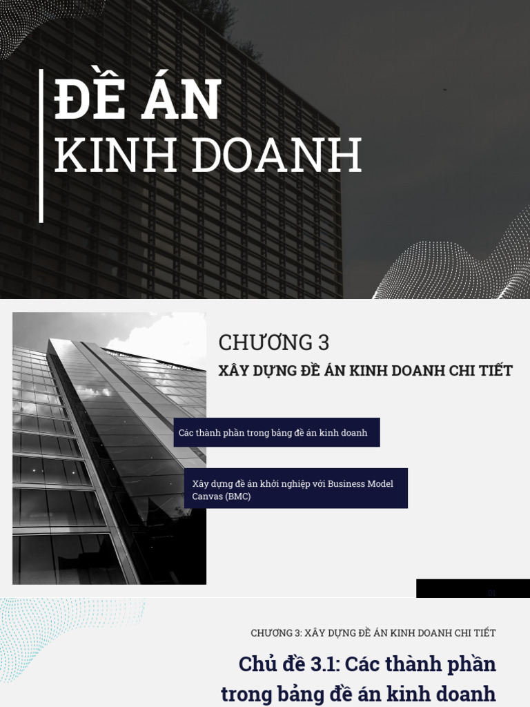 DAKD-C3-CD3.1 Các Thành Phần Trong Bảng Đề Án Kinh Doanh | PDF