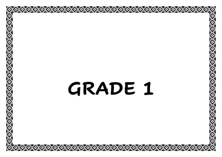 GRADE 1_013037 | PDF