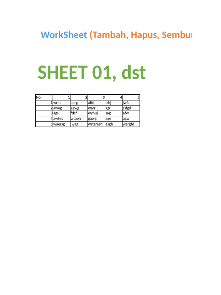 Modul 03 - Worksheet | PDF