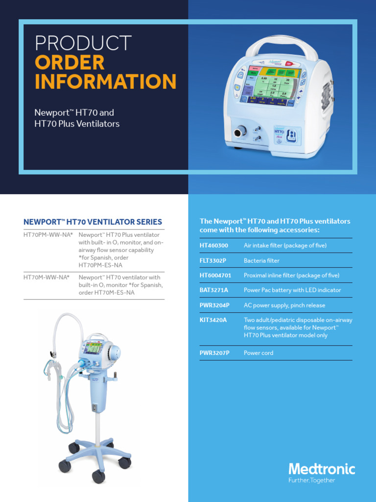 Newport HT70 Ventilator Series Overview | PDF | Power Supply | Breathing