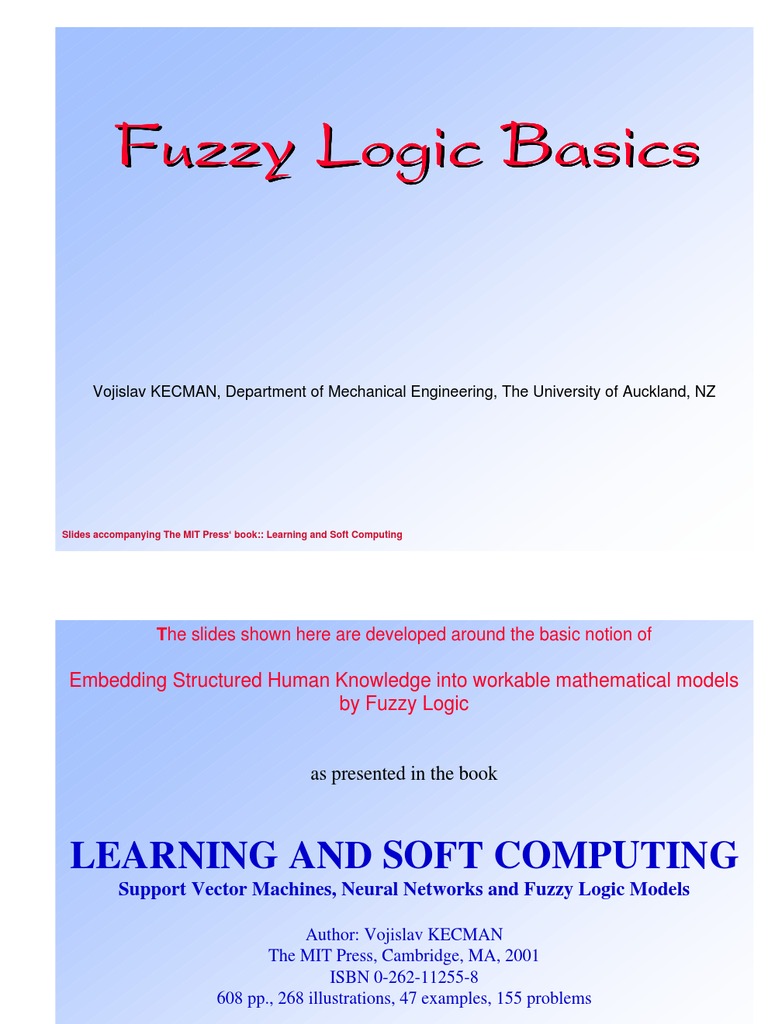 Fuzzy Logic Basics VK | PDF | Fuzzy Logic | Expert