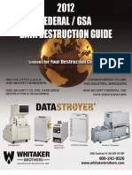 2012 Whitaker Data Destruction Guide