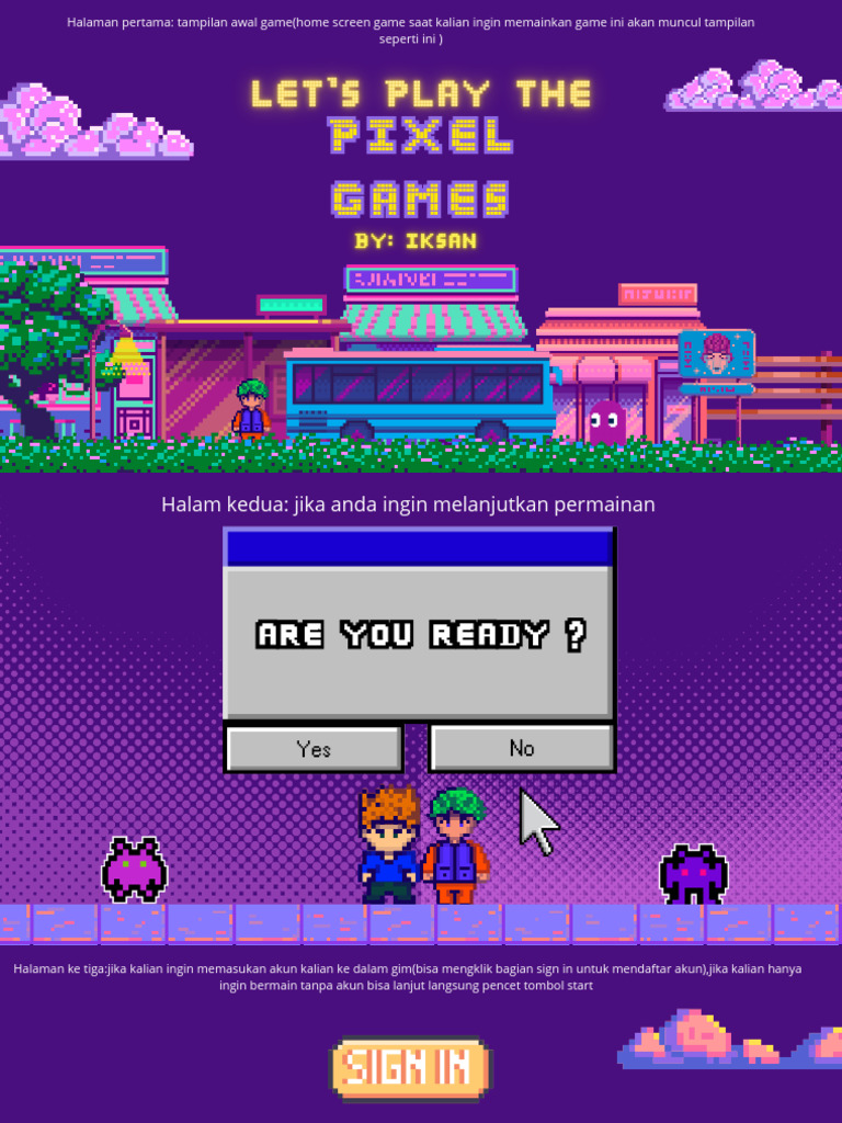 Panduan Awal Permainan Pixel Games | PDF