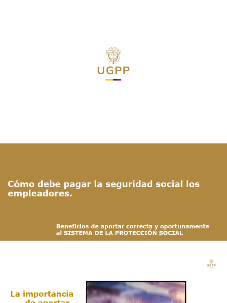 Como Debe Pagar Los Empleadores Los Aportes Al SSSI Uppg | PDF ...