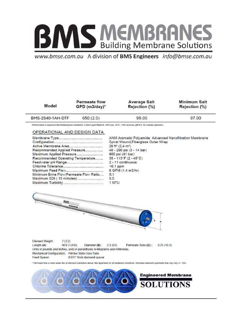 Datasheet Bms 2540 1ah DTF | PDF