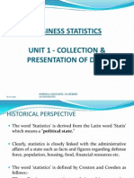 Unit I-chapter 1-Collection &amp; Presentation of Data