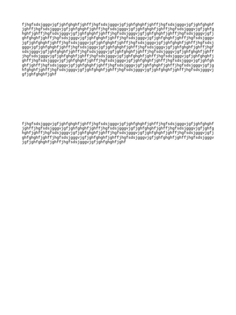 Text Repetition Analysis Document | PDF