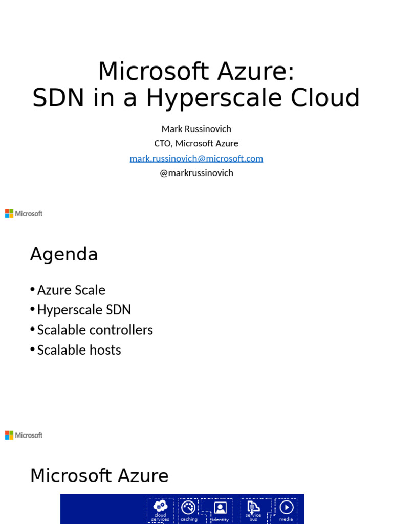 Scaling SDN June 2015 | PDF | Microsoft Azure | Cloud Computing