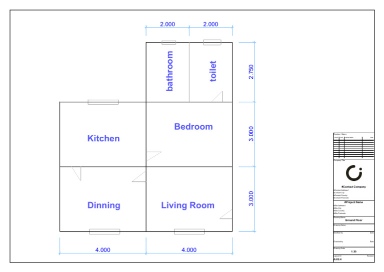 Ground Floor Layout Plan Details | PDF | Room | Interior Design