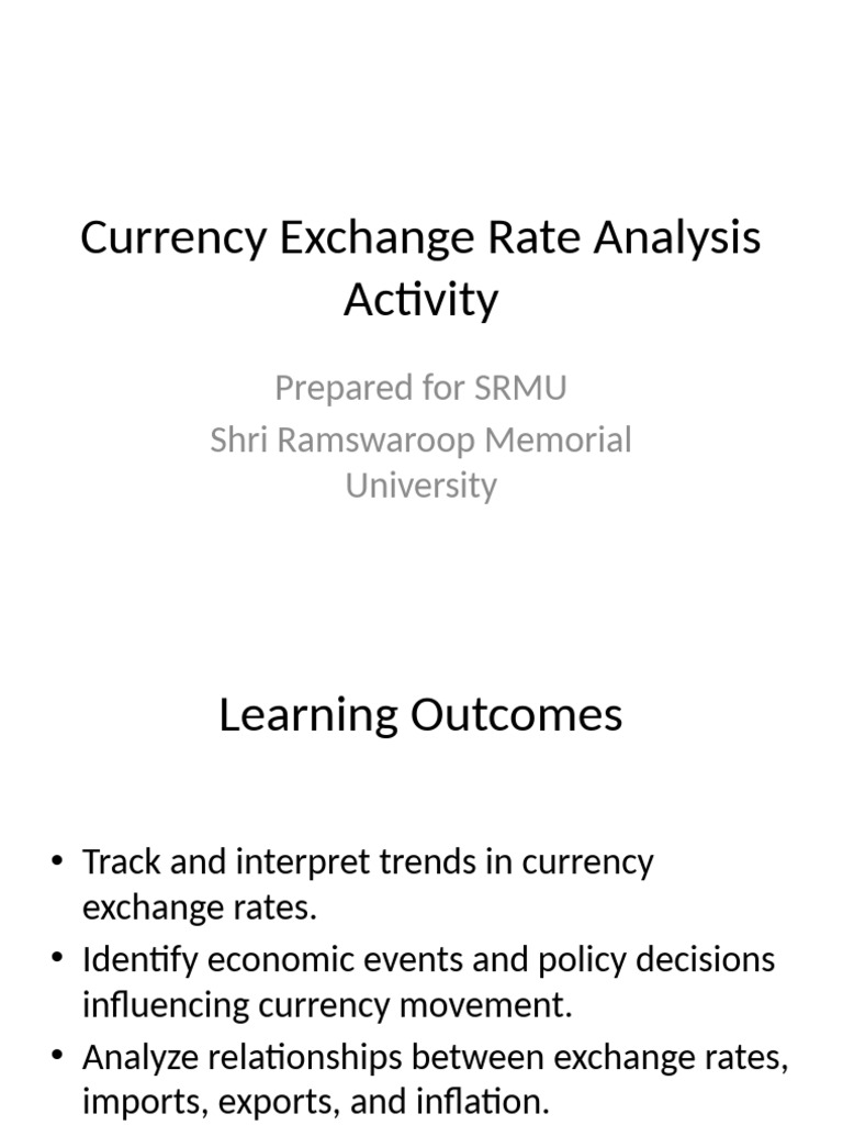 Currency Exchange Rate Trends Analysis | PDF