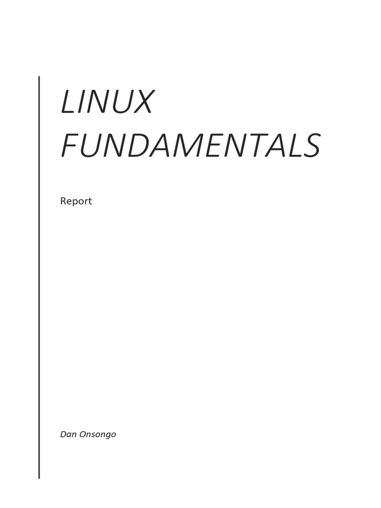 Linux Fundamentals Q&A Report | PDF | Linux | Graphical User Interfaces