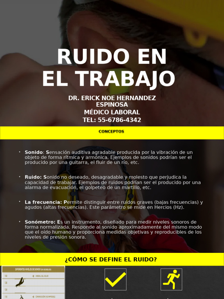 Efectos del Ruido en el Trabajo | PDF | ruido | Sonido