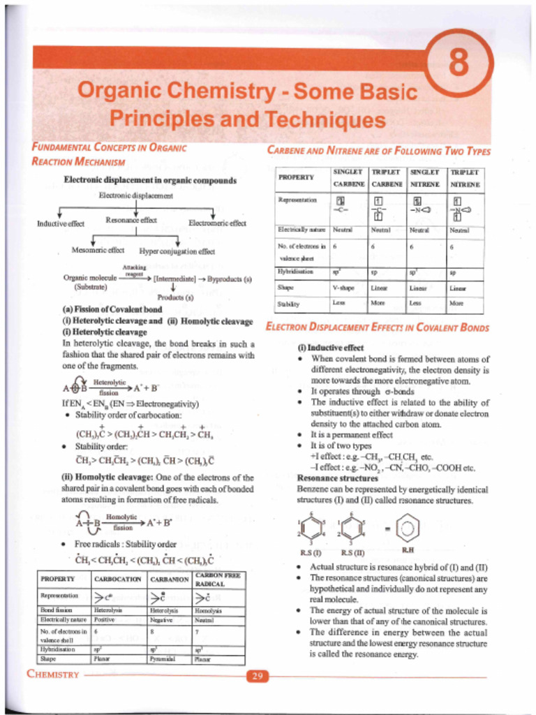 General Organic Chemistry | PDF