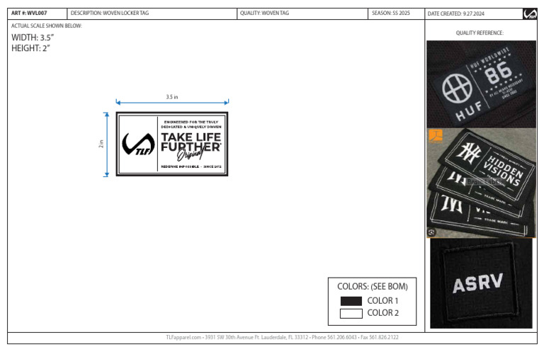 Wvl007-Woven Locker Tag | PDF