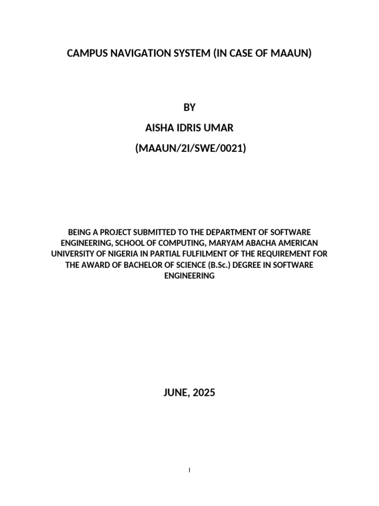 Campus Navigation System for MAAUN | PDF | System | Software Testing