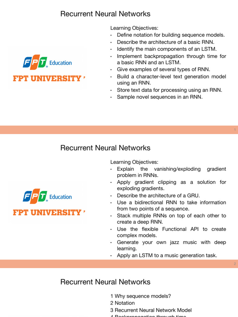 5.1 Recurrent Neural Networks | PDF | Networks | Machine Learning
