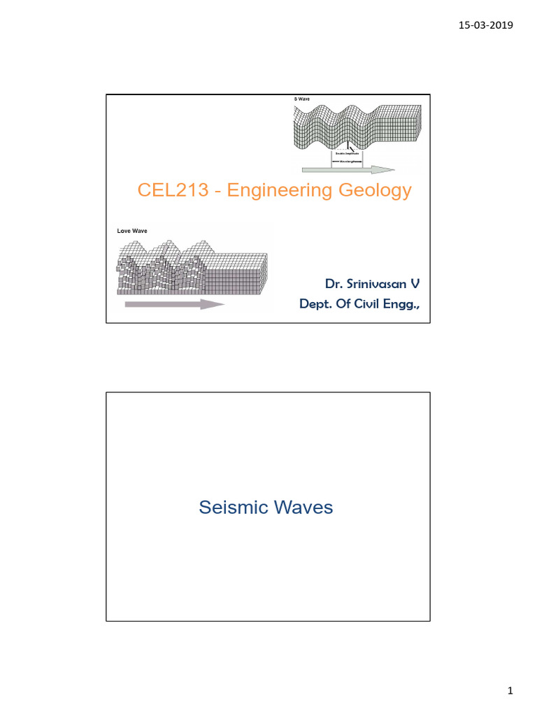 Understanding Seismic Waves and Types | PDF | Waves | Seismology