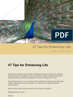 47 Tips For Enhancing Life: A Free Ebook by Mush Panjwani