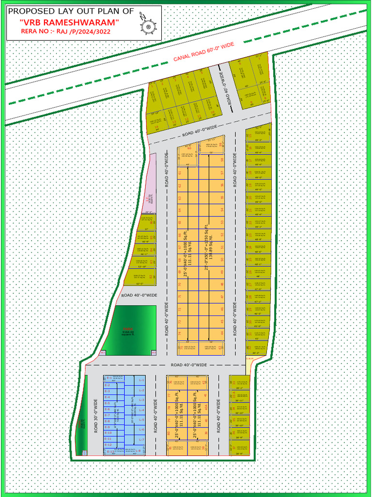 VRB Rameshwaram Marketing Map With Rera No | PDF